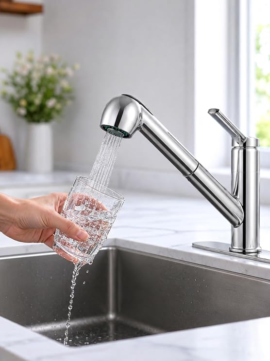 Pull Out Sink Sprayer Head Replacement, Kitchen Faucet Nozzle G1/2