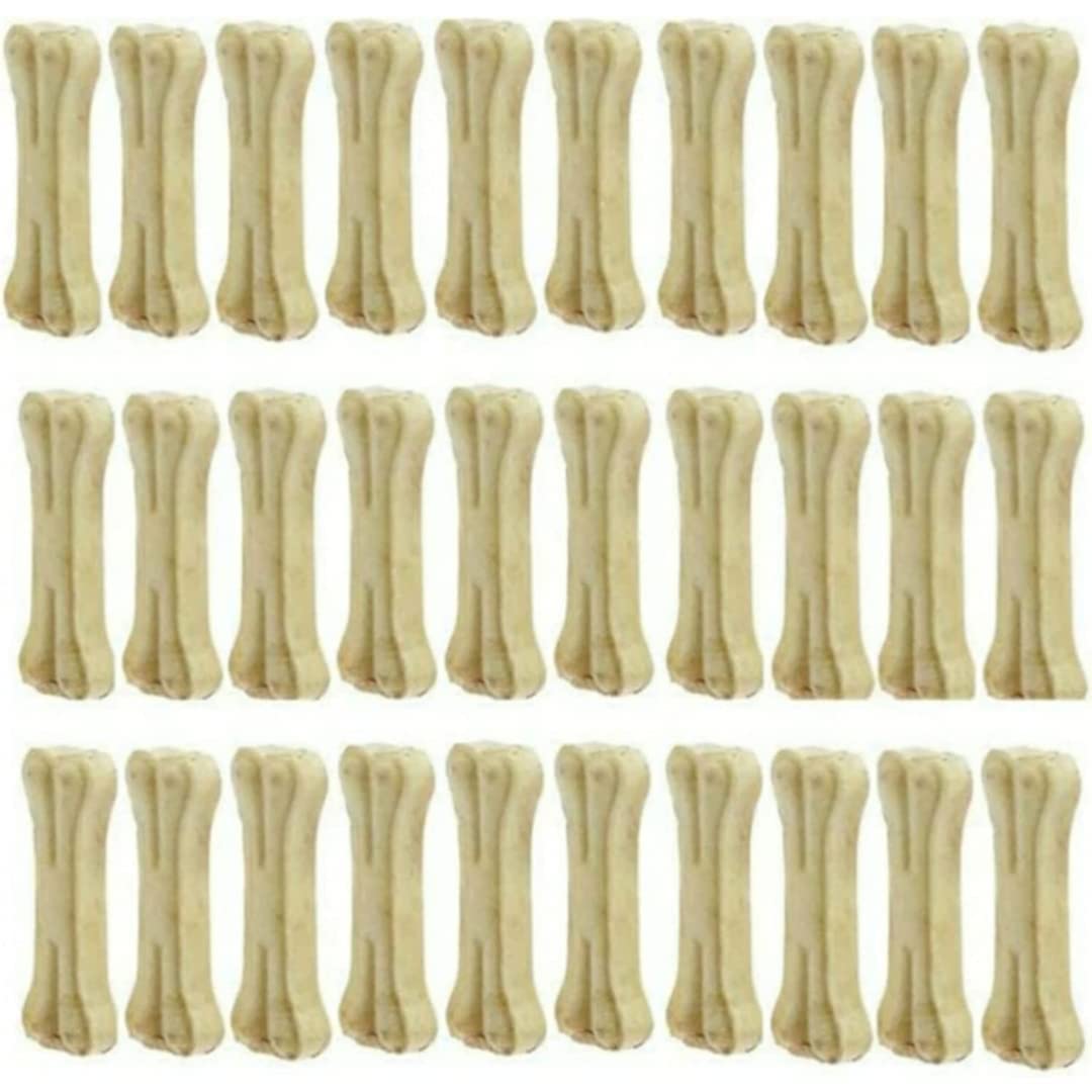 Tails Of Joy Rawhide Pressed Chew Bones Dogs Treats with Chicken Flavour for Above 3 Month Size - 5 inch 500gm (B0BVFFBL2Z) Amazon Price History, Amazon Price Tracker