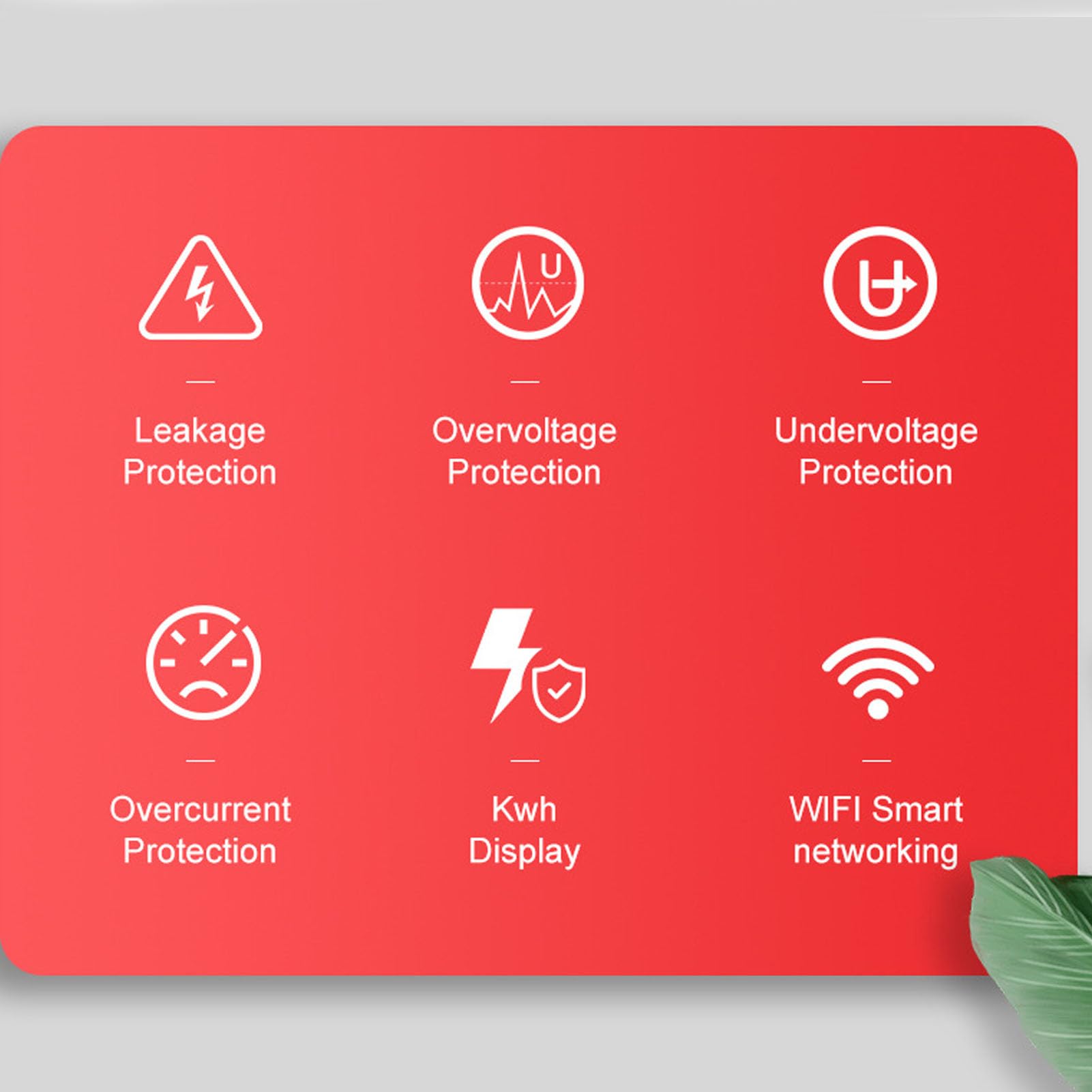 Eujgoov Impostazione del Timer di Controllo Dell'app WiFi Smart Circuit Breaker per L'interruttore D'aria Sotto Protezione di Perdita di Tensione 63A