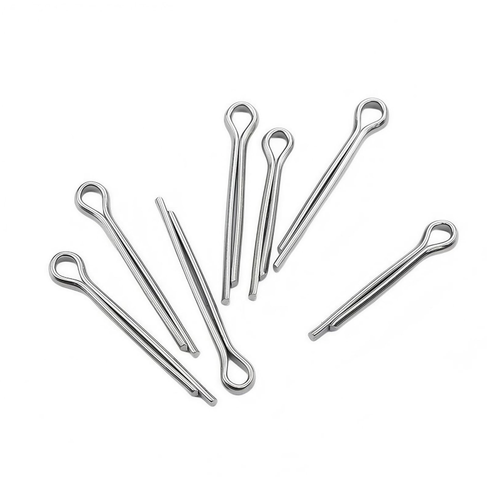 Pasadores de Chaveta M12×70mm, 5 Piezas, Acero Inoxidable 304, Pasadores de Chaveta Utilizados para Enganches de Remolque, Cortadoras de Césped y Automóviles