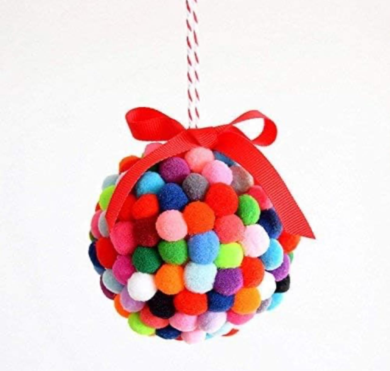 ZDNT 200 Pezzi Pompon Colorati,Mini Pompon,30 mm Pom Poms,Pom Pom Artigianato,Mini Pompon Decorazioni Palline per Hobby e Artigianato Creativo Materiale Fai da Te