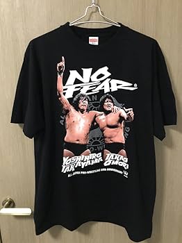 Amazon.co.jp: NO FEAR 高山善廣＆大森隆男 Tシャツ プロレス