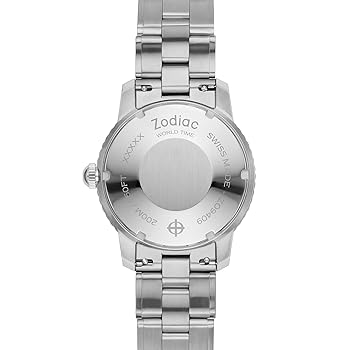 Zodiac 自動巻き 腕時計 シルバー/ブラック 71W3WHvajrS.jpg_BO30,255,255,