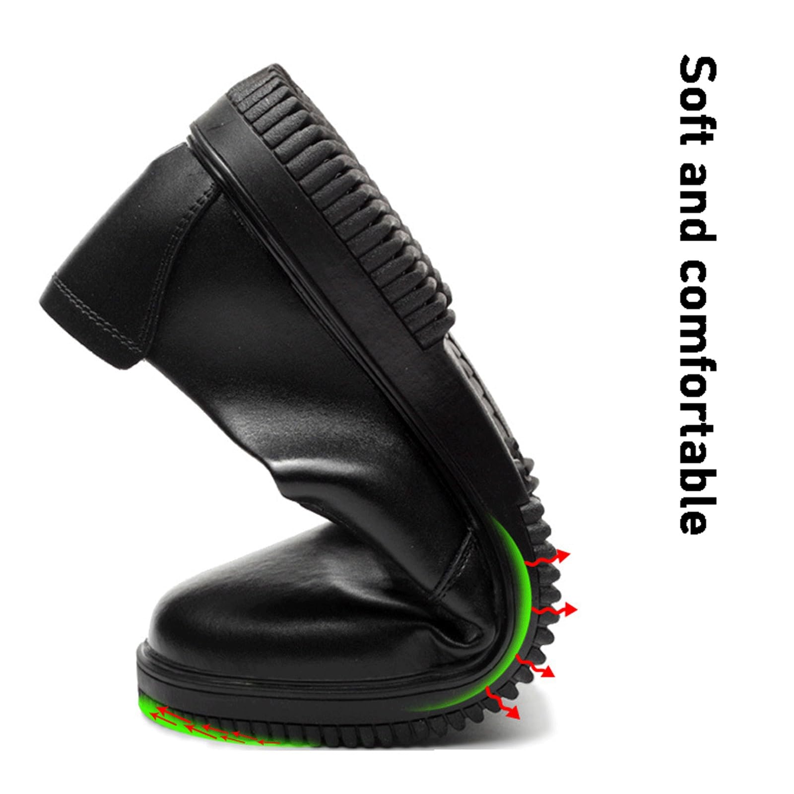Zoccoli da Chef Uomo, Scarpe da Cucina Antiscivolo in Pelle Uomo, Scarpe Impermeabili Infermiere, Ideali per Giardinaggio, Ospedali, Magazzini E Ristoranti
