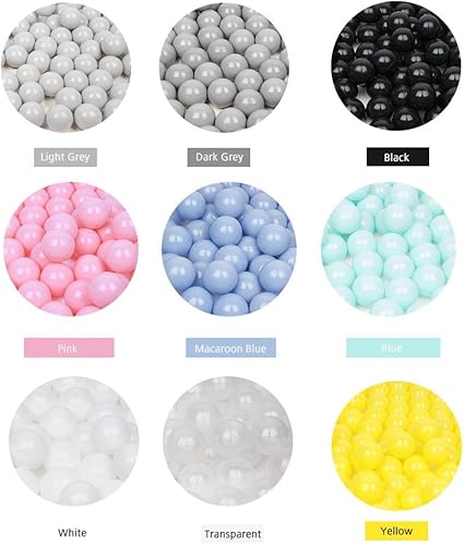 Miniatura 32 de Wonder Space Pelotas suaves de plástico a prueba de aplastamiento sin productos químicos, sin BPA, sin olor, seguras para niños pequeños, piscina