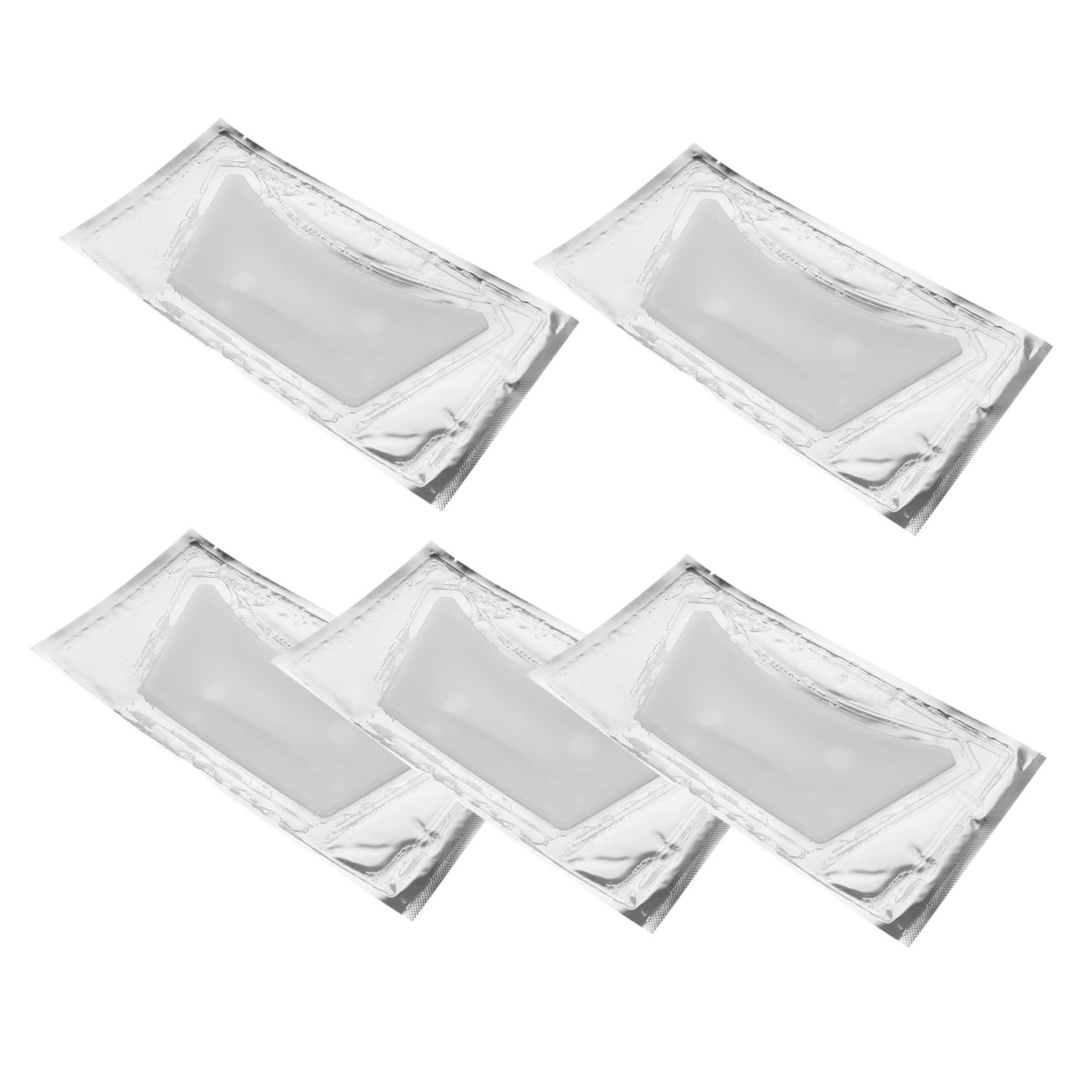 WOFASHPURET 5pcs Neck Hydrating Mask Elastic Neck Moisturizing Gel Wraps for Deep Snug Fit and Revitalized Skin Texture for Dryness Relief