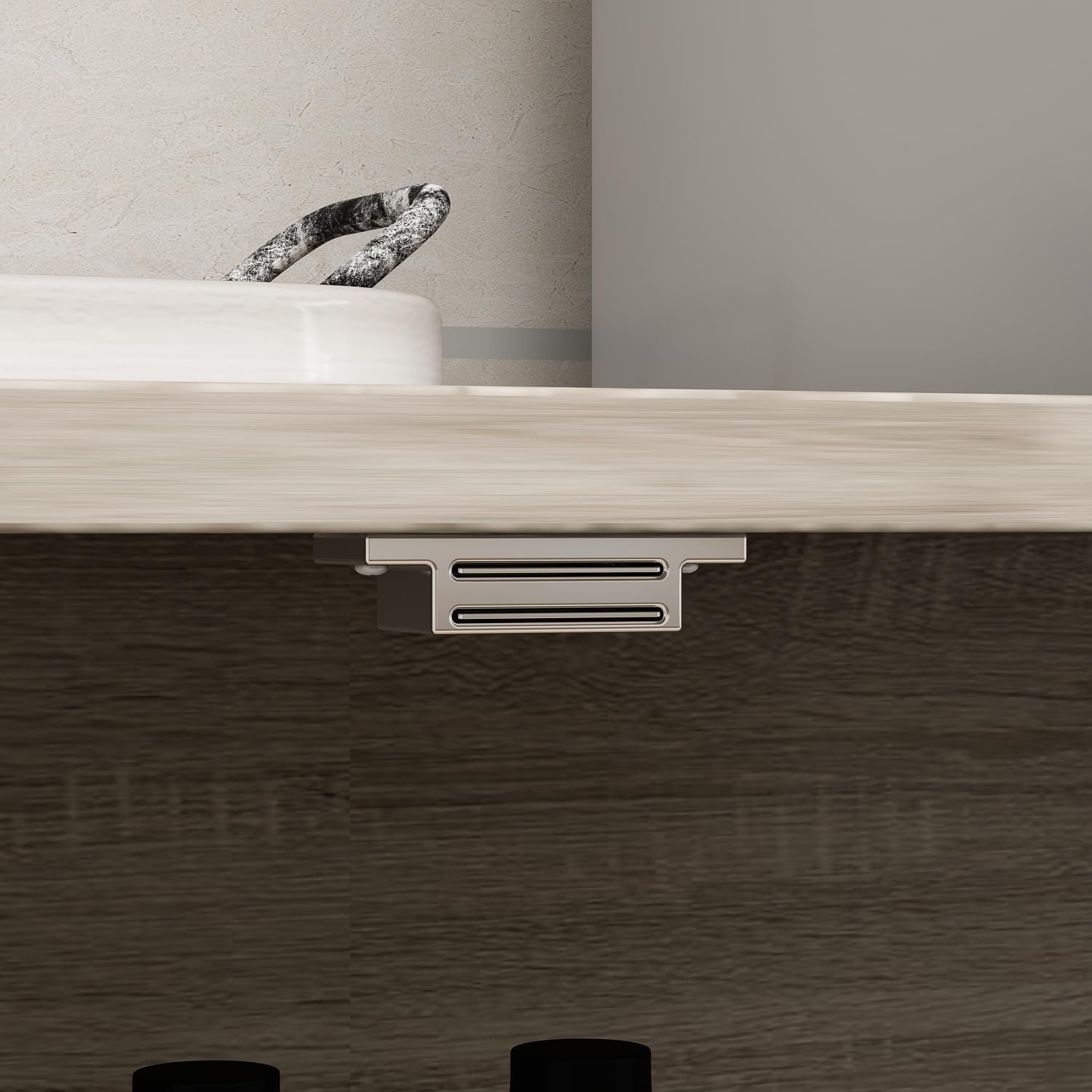 Alacena Cocina, Mueble Aparador Comedor con 3 Puertas y Cajones, Estilo Industrial Sencillo, 174 x 150 x 40 CM, MDF, Color Roble