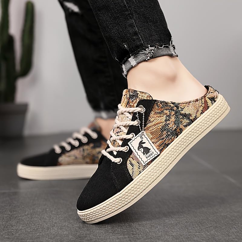 Fashionable Mens Slip on Shoes for Spring Summer, Casual Indoor & Outdoor Walking Mules Sneakers, Non-Slip Comfortable Loafers for Work/Hiker4