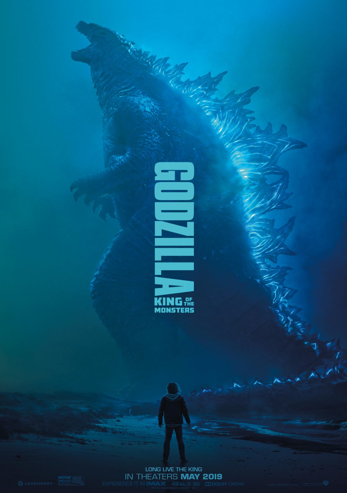 Godzilla King of monsters Reproduction Classic Movie Film and Theatre Poster wall art print (A1 594 x 841mm)