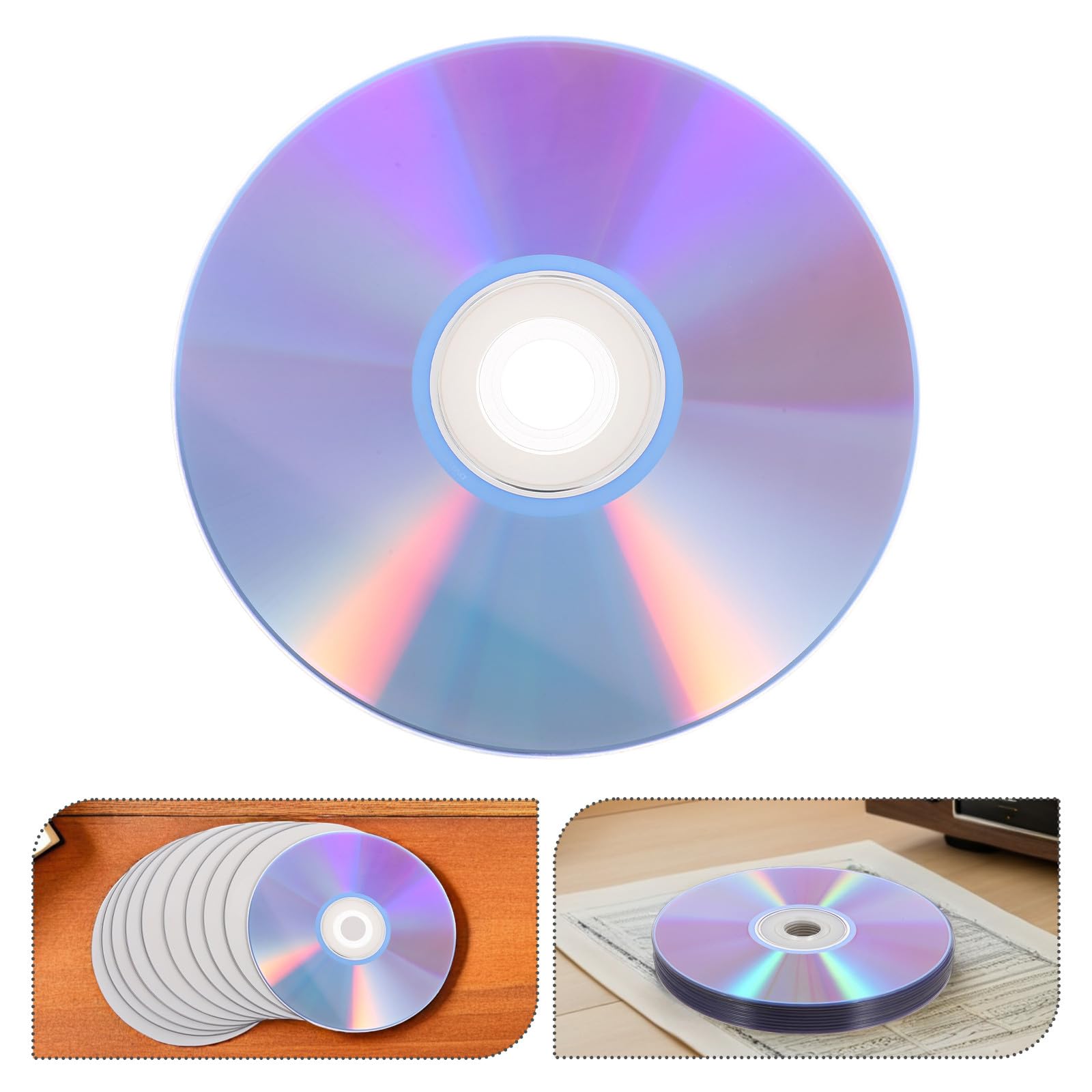 Lot de 10 DVD-RW Vierges Réinscriptibles pour Stockage Numérique