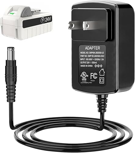 Miniatura 9 de Cargador rápido 24VCHRG-QC iON+ para Snow Joe y Sun Joe de 24 V iBAT24 y 24VBAT Series Baterías compatibles con todos los modelos de batería iON