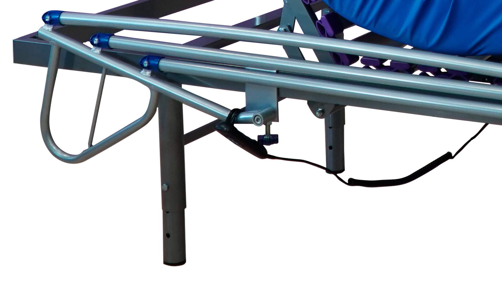 ekamia - Cama Geriátrica Eléctrica con Colchón Sanitario, Patas Regulables y Barandilla - 90cm x 190cm