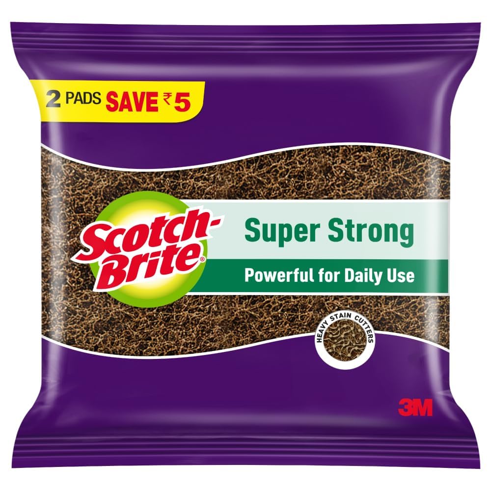 Scotch Brite Heavy Duty Scrub Pad, Large, Count of 4-picture-16