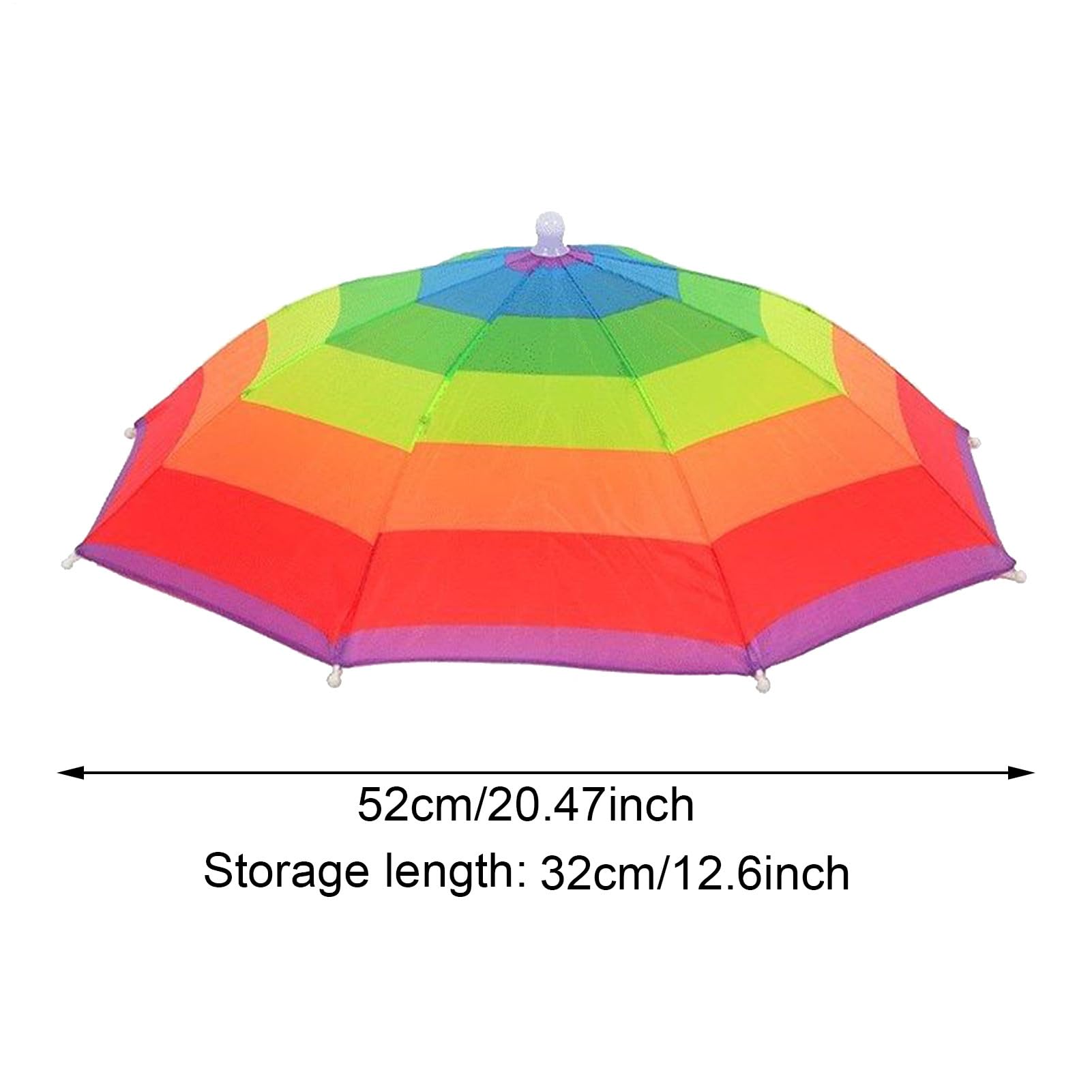 Sombrero Paraguas Solar - Sombreros de Fiesta - Accesorio Plegable Ajustable Protección UV Unisex Adulto Infantil Actividades Exteriores Playa Camping Senderismo Jardinería