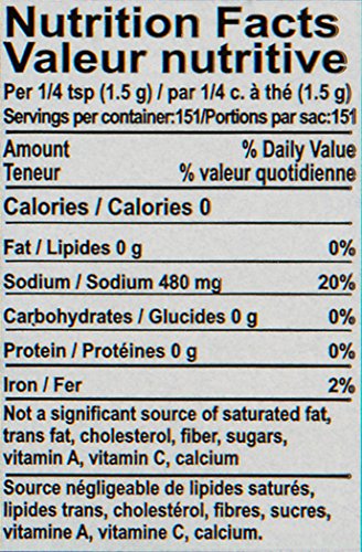 Light Grey Celtic Sea Salt Shaker – Easy To Use, Large Refillable, Reusable Glass Shaker With Additive-Free, Delicious Sea Salt - Gluten-Free, Non-Gmo Verified, Kosher And Paleo-Friendly, 8 Ounces #TOP3