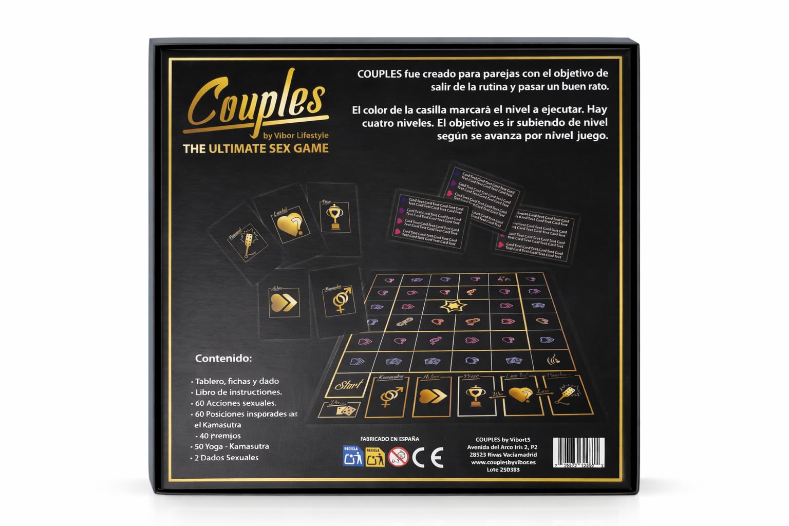 Couples – Juego de Parejas Adulto para Reavivar la Relación/Juego Erótico de Mesa/Regalo Original para Parejas