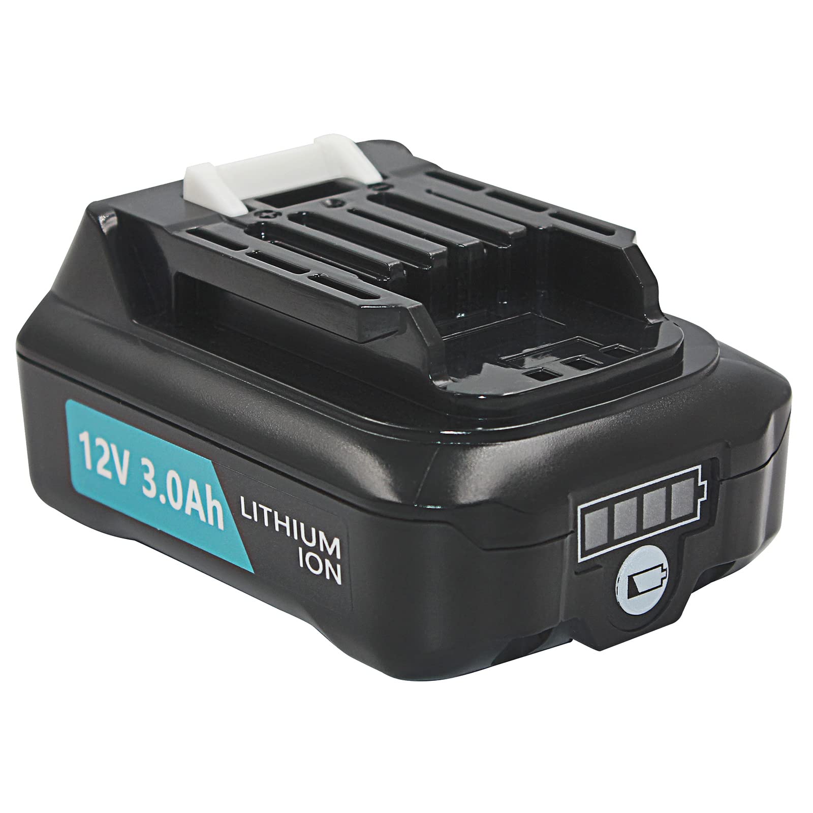 Batteria agli ioni di litio da 12 V 3,0 Ah per Makita BL1021B BL1015 BL1020B BL1041B BL1016 197396-9 632F59-1
