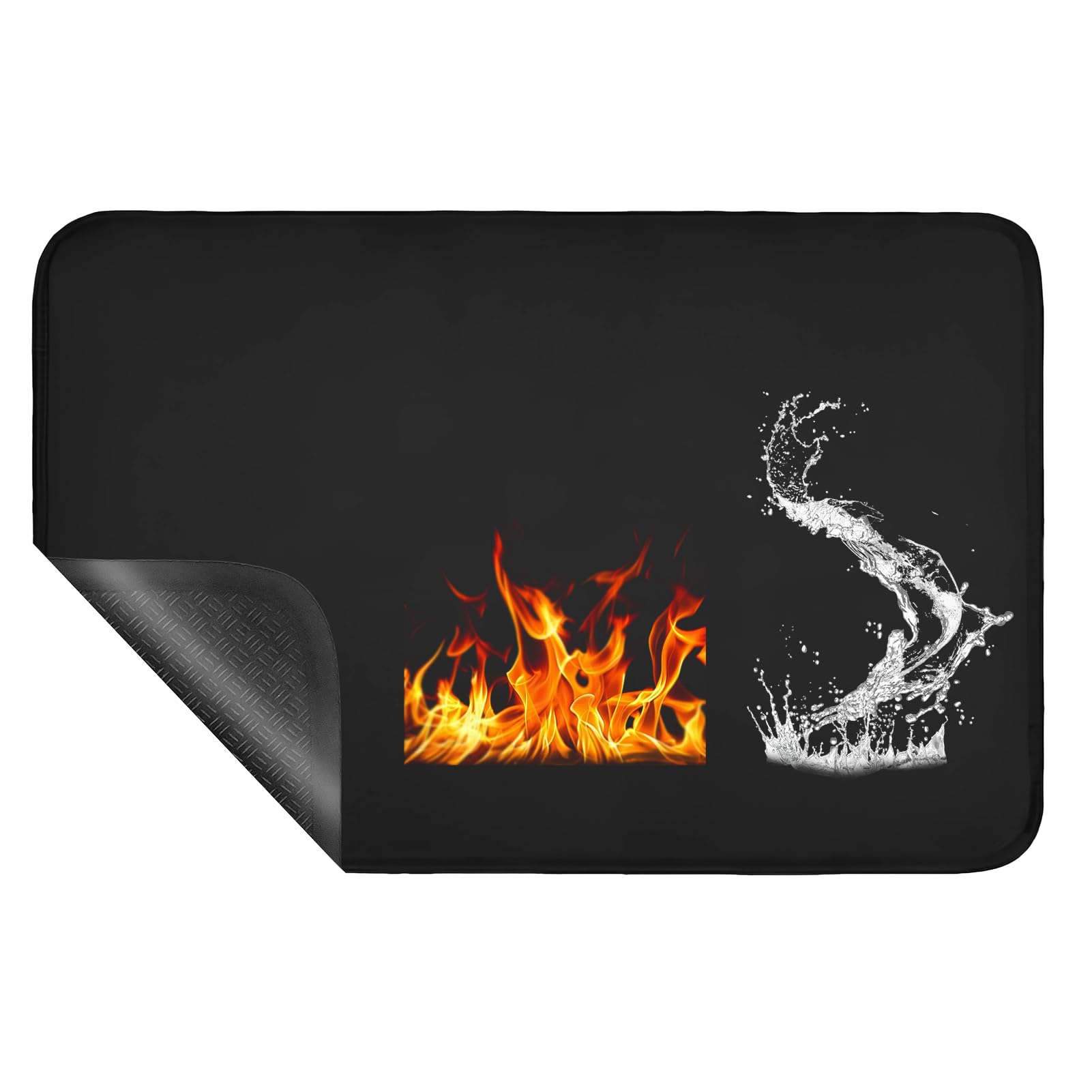 Heat Resistant Mat for Air Fryer 30x45cm Heat Proof Mat With Non-Slip Base 2mm Thick Heatproof Pad for Kitchen Countertops Protective Pad for Coffee Machine Oven Griddle Home Chefs