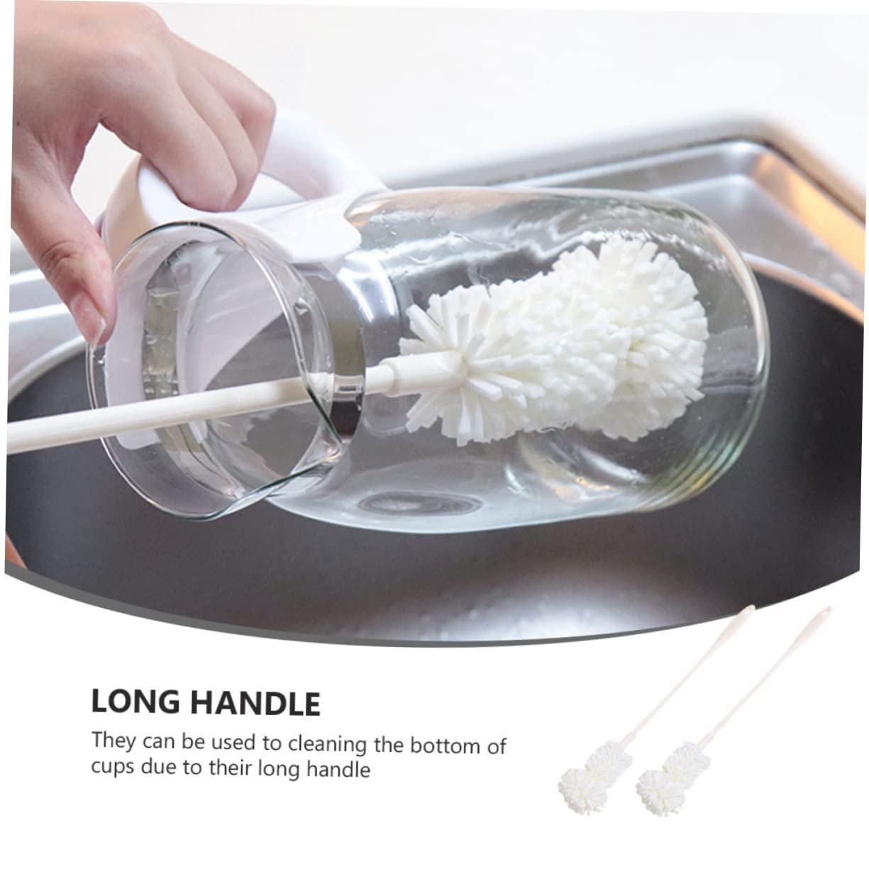3 Set Spazzole Per Bottiglie Per Bottiglie Strumento Per Cucina E Casa 2 Pezzi*3