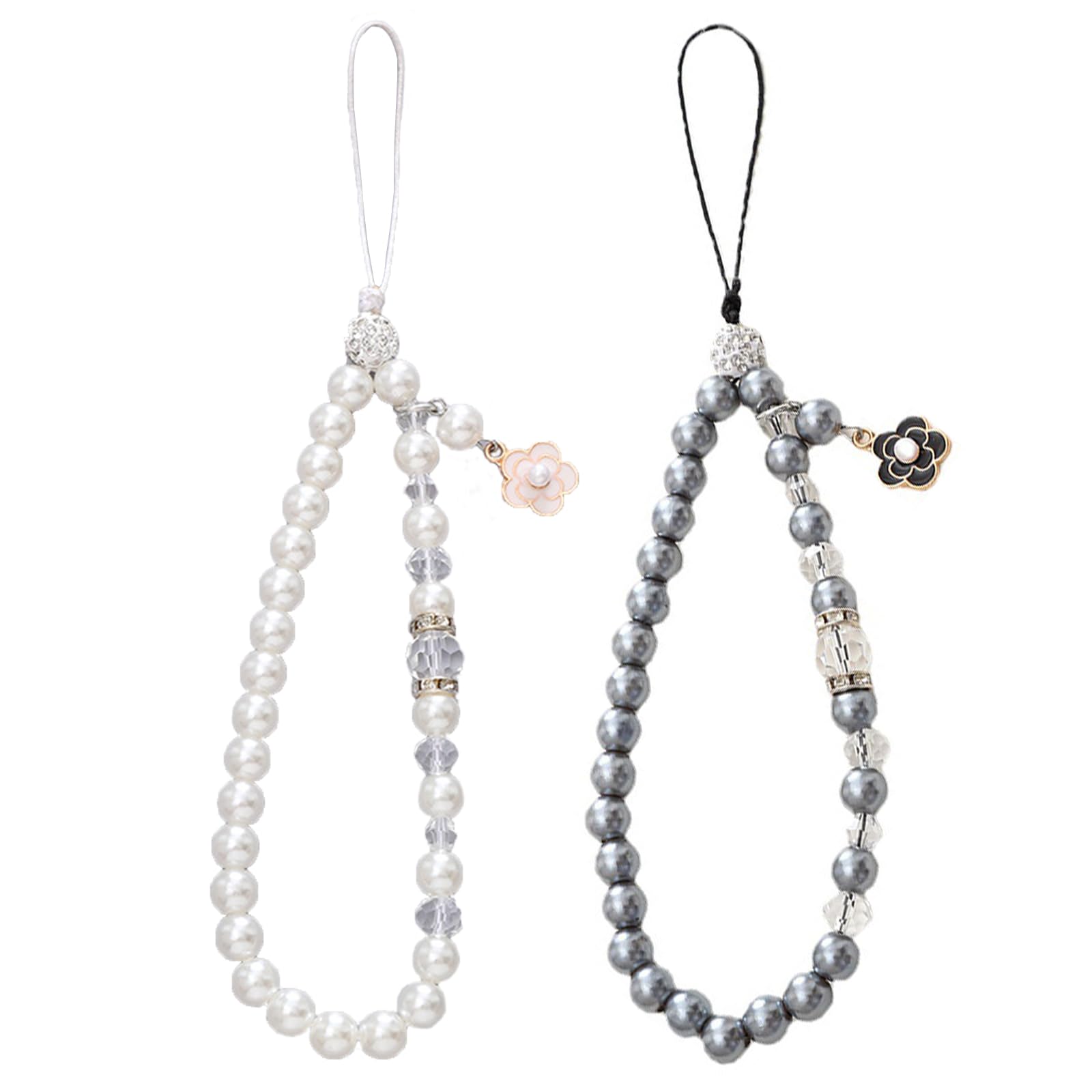 Amazon.com: Phone Charms, 2 Pcs Beaded Phone Strap, Stylish