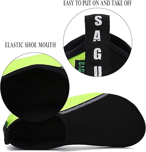 Miniatura 5 de Zapatos de agua para hombre y mujer, secado rápido, para playa, piscina, buceo, surf, deportes acuáticos, caminar, yoga
