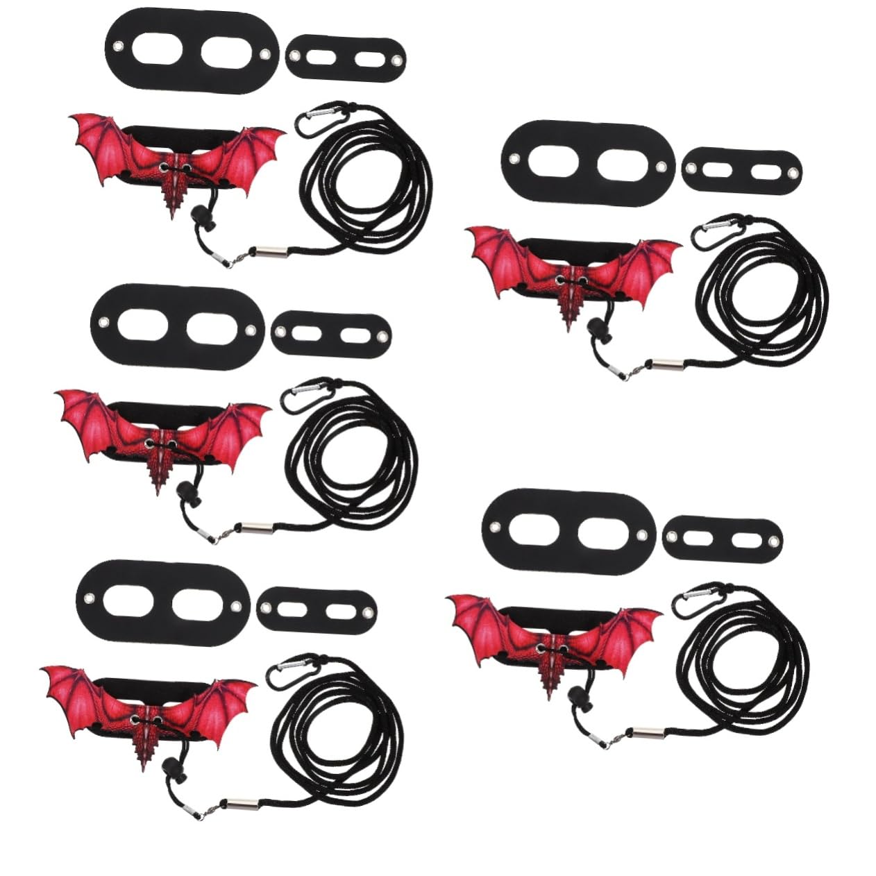 Milisten 5ensembles Laisse pour Lézard Corde De Traction pour Reptiles Accessoire Pratique pour De Petits Animaux Adapté Aux Dragons Et