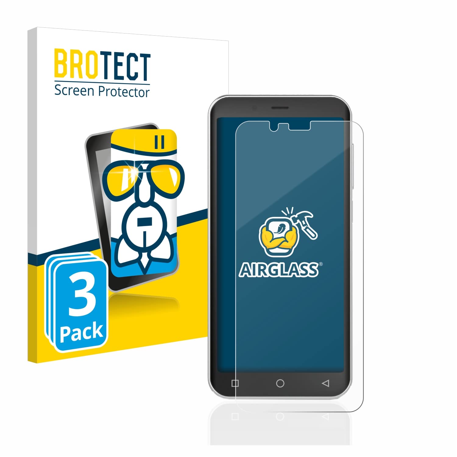 brotect Pellicola Protettiva Vetro per Emporia Smart 5 (SOLO