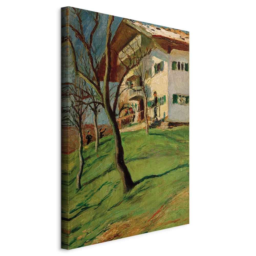 murando - Quadro Acustico August Macke 40x60 cm 1 Pezzo schiuma acustica Quadri Moderni Soggiorno - Stampa su Tela Pannelli Fonoassorbenti Decorativi Decorazione Parete Alberi l-F-10677-b-a