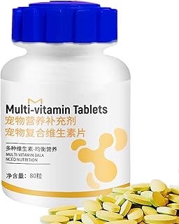 Eventerde Katzen Nahrungsergänzungsmittel - 180 Stück Katzengesundheit & Wohlbefinden Kautabletten | Haut- Und Fellpflege Produkte Zur Kontrolle Von Haarausfall Bei Haustieren Wie Welpen Und Kätzchen product image