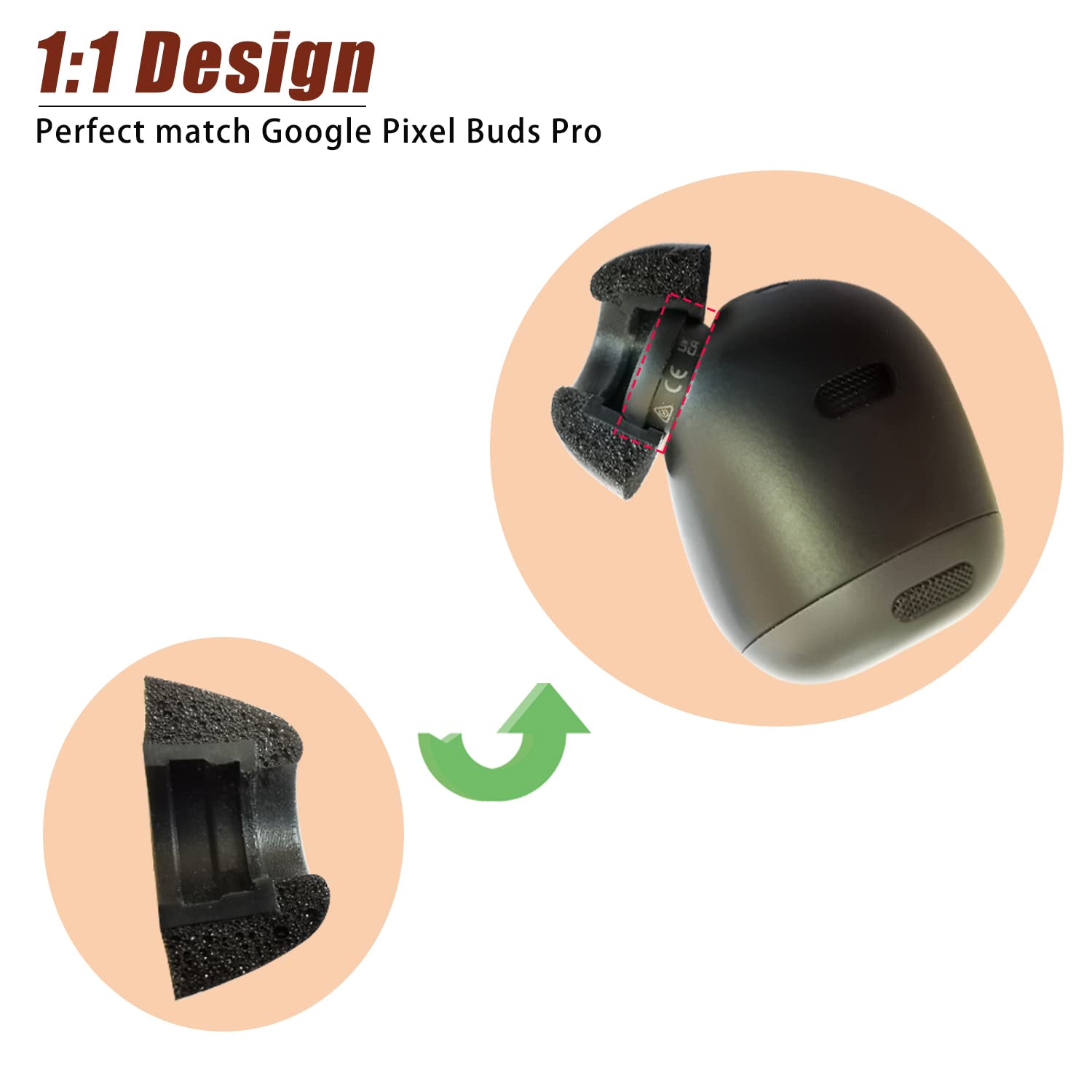 Google - Google Pixel Buds Pro イヤーピース ケース セット 51tHuu77qgL.jpg_BO30,255,255,
