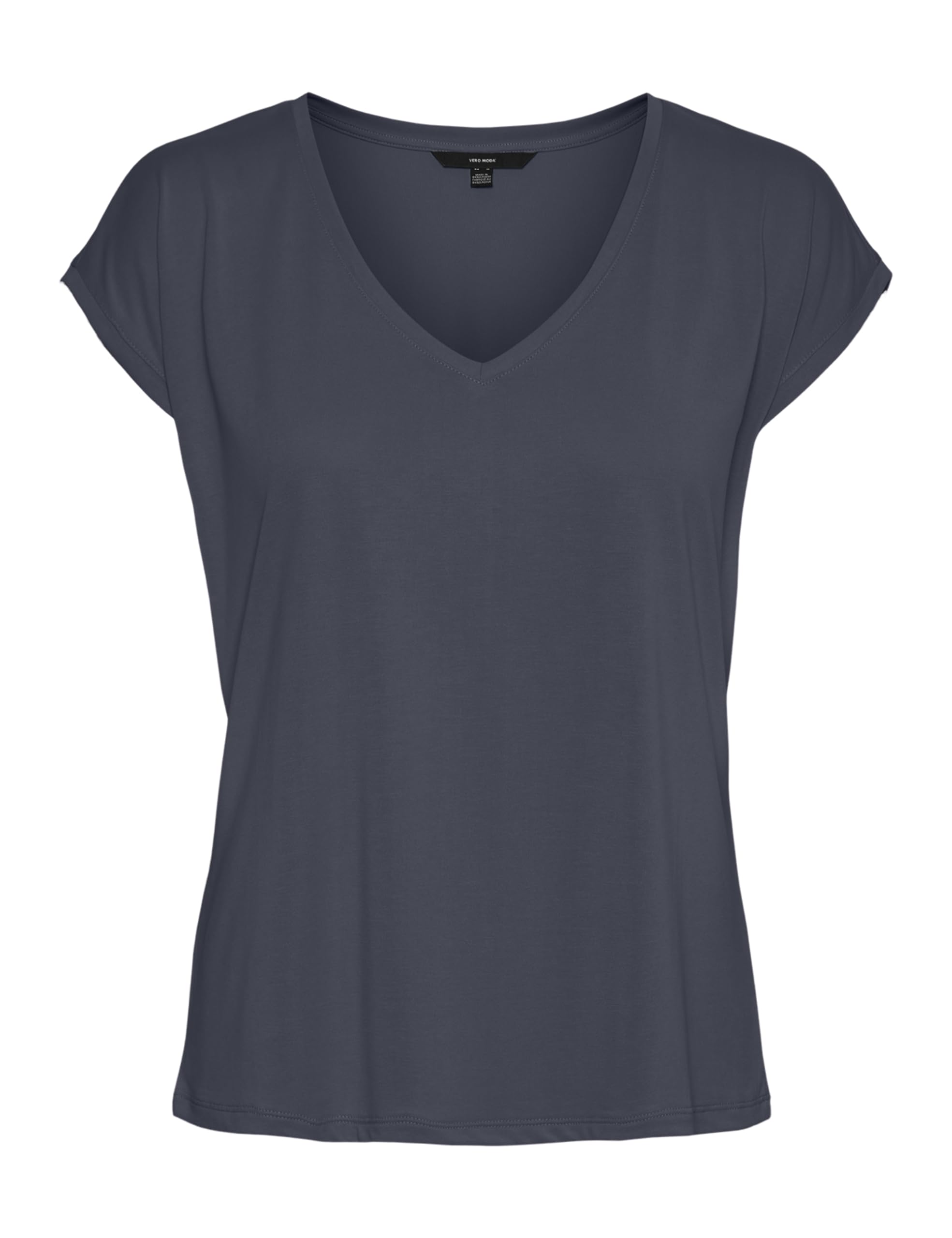 Vero Moda VMFILLI SS GA NOOS T-Shirt mit V-Ausschnitt für Damen, Ombré Blau, S