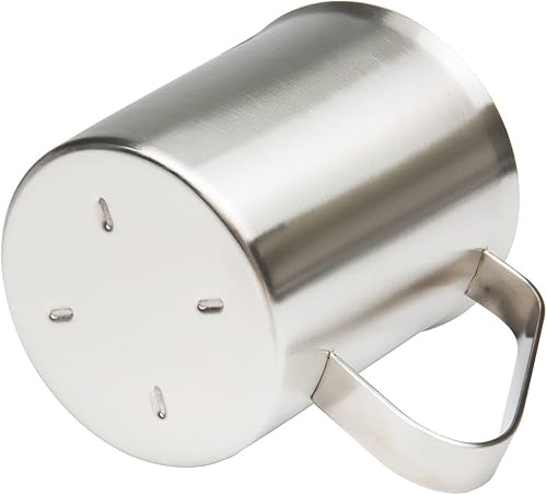 Vista 18 de Taza medidora, tazas medidoras de acero inoxidable (64 onzas/2 litros - 8 tazas), jarra de espuma de alta resistencia, jarra de espuma de leche