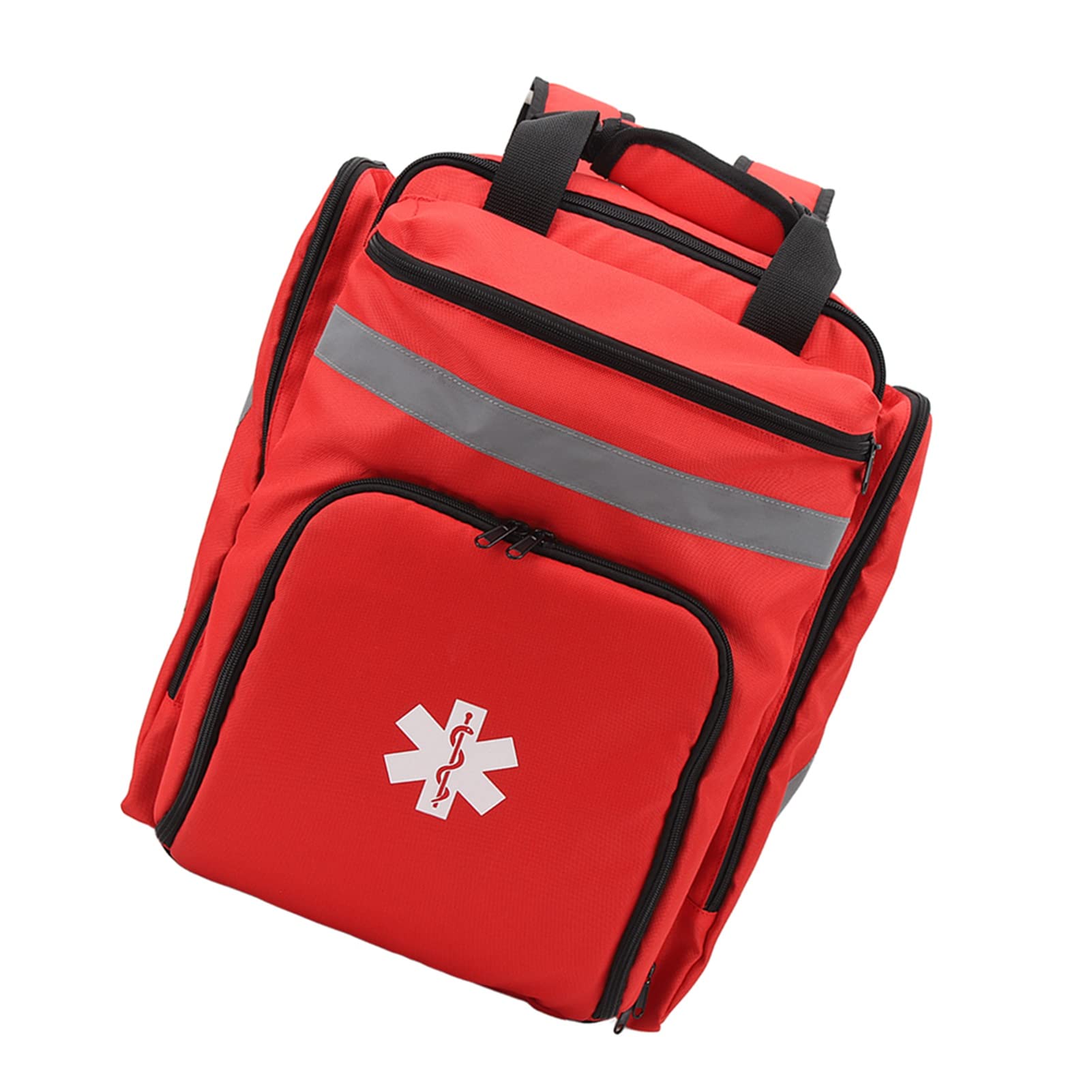 Große Notfalltasche, Weit Verbreitete Ersthelfertasche mit Großer Kapazität, Rot, für Reisen