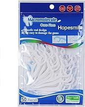 Hopesmilej Tooth Cleaning Dental Floss Toothpicks Suparb for Clean Teeth Fresh Breath Healthy Gums Suparb 50 Piece Setof