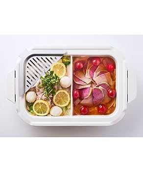 BRUNO コンパクトホットプレート&仕切り鍋 コンパクトホットプレート用 セラミックコート仕切り鍋 の通販