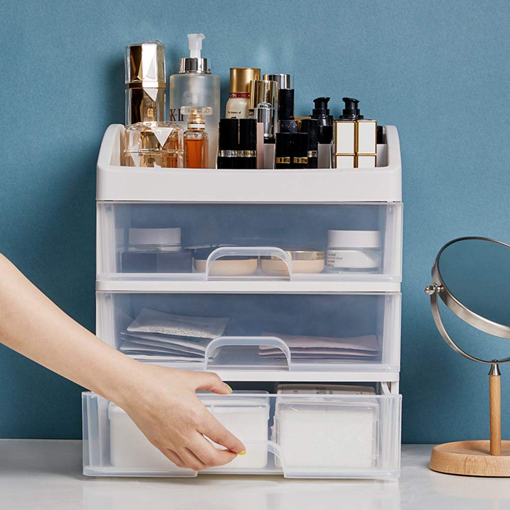Beau Rangement Maquillage Maquillage Organisateur Réglable Organisateur de Maquillage Tiroir Utilisé pour Le Rouge à Lèvres Pinceau Produit De Soin De La Peau Hermétique