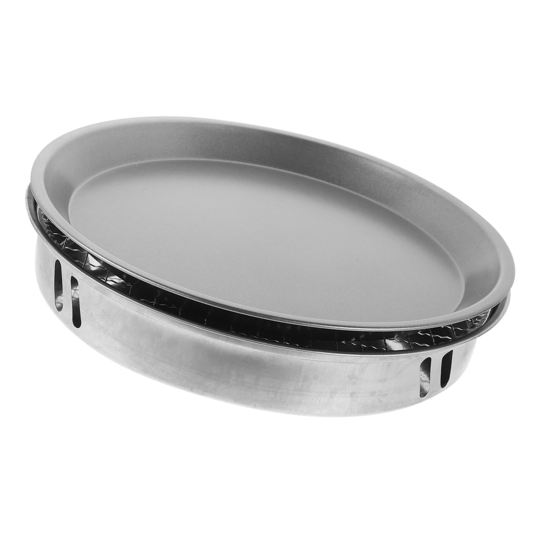 Toddmomy Barbecue da Esterno Portatile Monouso 28cm in Acciaio Inox, Leggero e Rapido da Scaldare, Set per Parchi e Picnic Colore Casuale