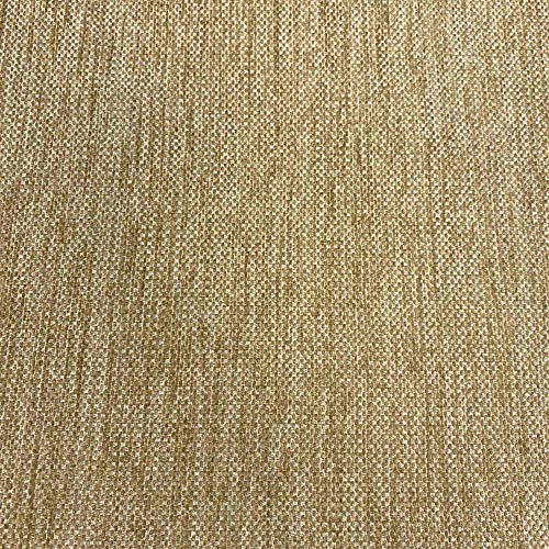 Kt KILOtela - Tela de Chenilla Tapicería, Doble Cara, Tacto Suave Aterciopelado, Tapizar Sillas, Sofá, Resistente al Desgaste, 100 cm Largo x 280 cm Alto, Marrón Arena