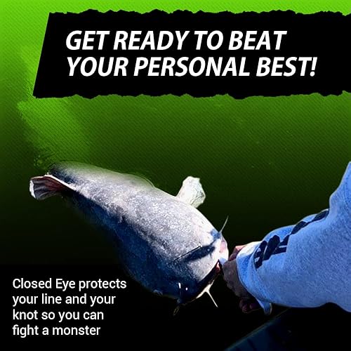 Miniatura 5 de Ganchos pesados para bagre, ganchos circulares de pulpo desplazados, paquete de 25