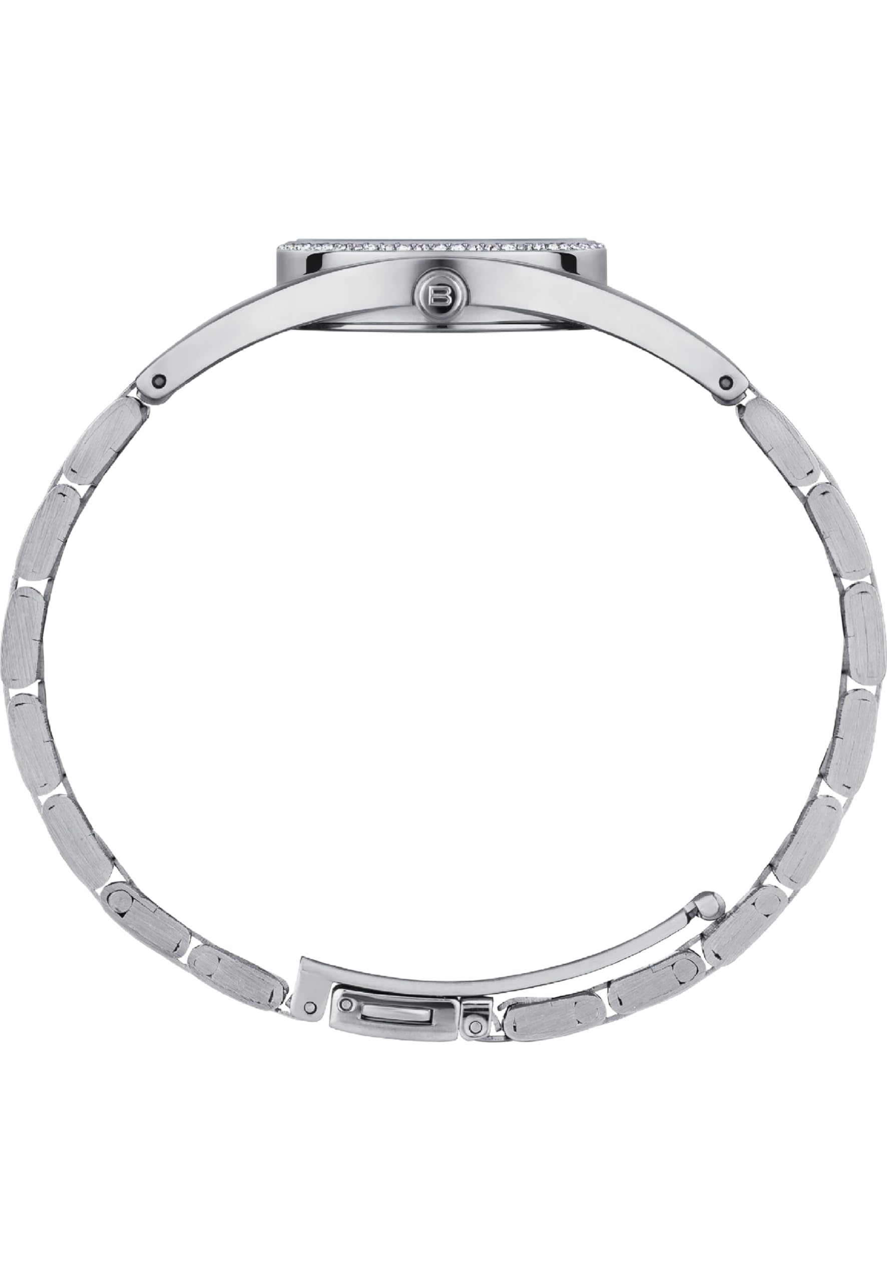 Breil, Collezione Elettra, Orologio Donna in Acciaio, Movimento al Quarzo Solo Tempo, con Quadrante Monocolore, Chiusura Déployante con Pulsanti, Cassa 30 mm