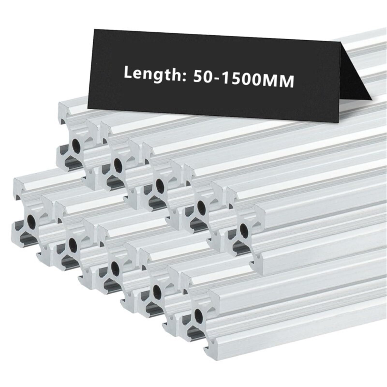 1Pcs 2020 2020N2 2040 2060 2080 20100 4040 4040N2 4080 V Slot Aluminium Profil Eloxiertem Extrudiertem for CNC DIY 3D Drucker(2060V,330mm)