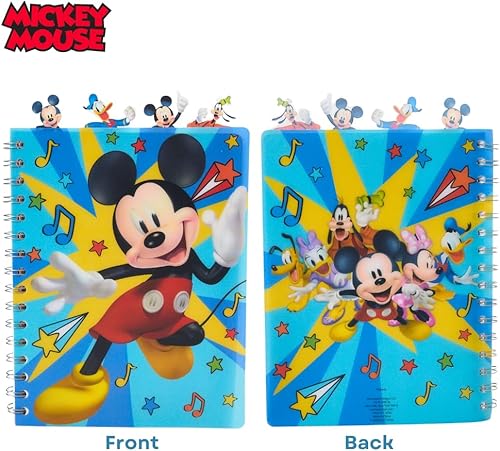 Miniatura 214 de Disney Encanto - Cuaderno con pestañas encuadernadas, encuadernado en espiral, 96 páginas a rayas, 8 x 7 pulgadas, morado