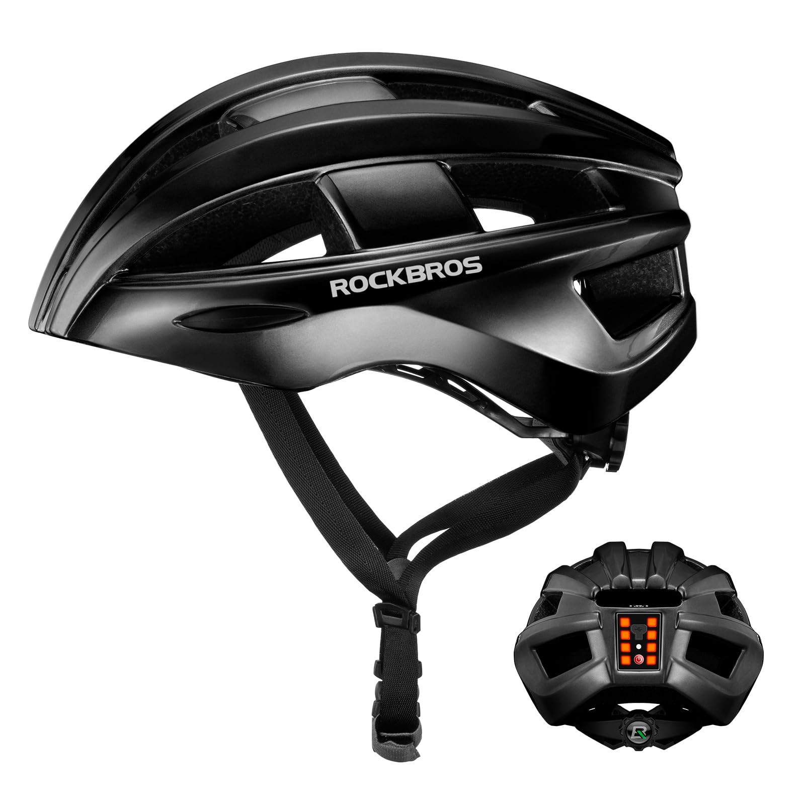ROCKBROS - Casque De Vélo Vtt Ultraléger, Pour Cyc Sur Route Arriere Leger Moule Integralement Securite Eps Pc