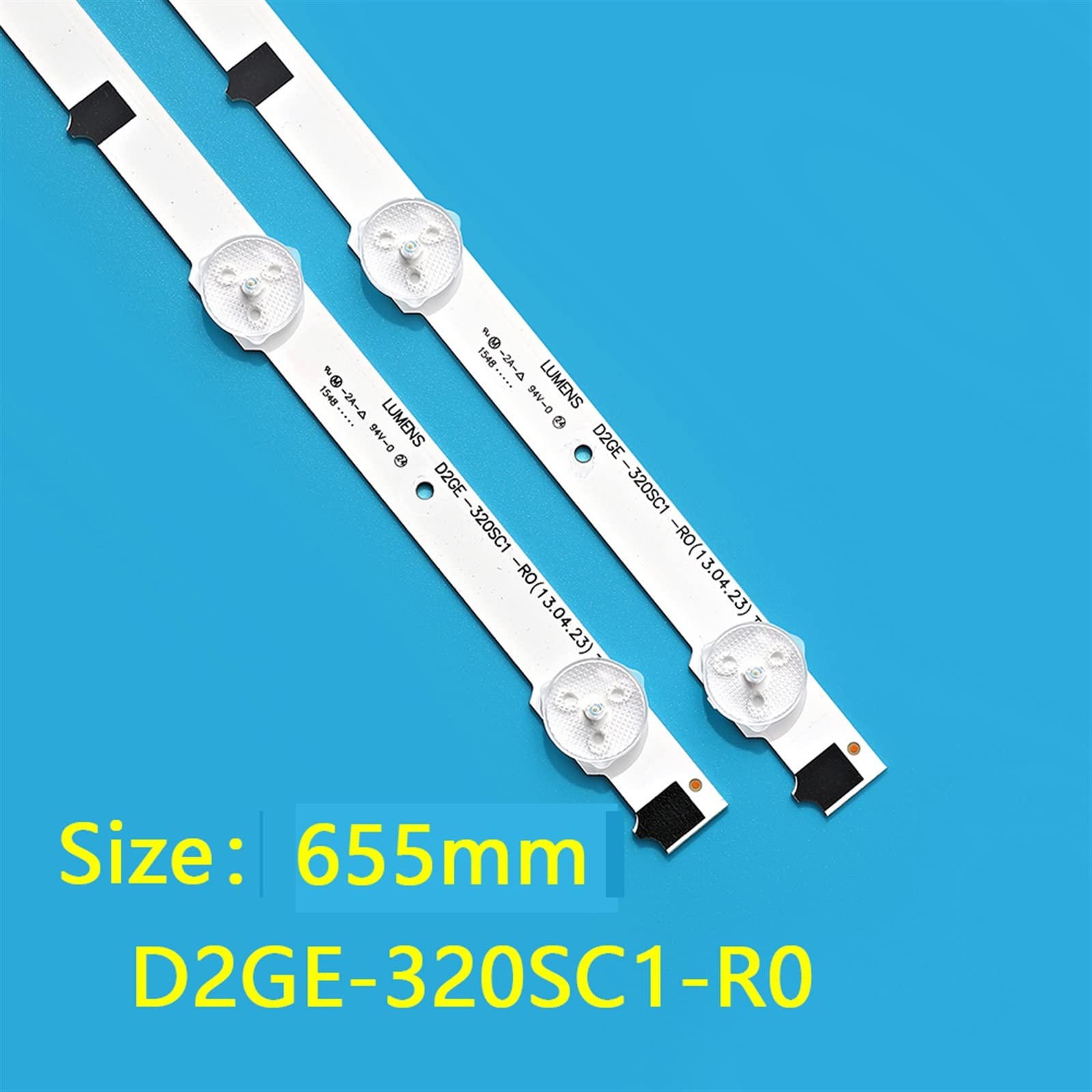 Lámpara de tira de retroiluminación LED Compatible for D2GE-320SC1-R0 UE32F5000 UE32F5500 UE32F4000 D2GE-320C0-R0 Bn96-28489a 2013SVS32 SSP 3735 655MM