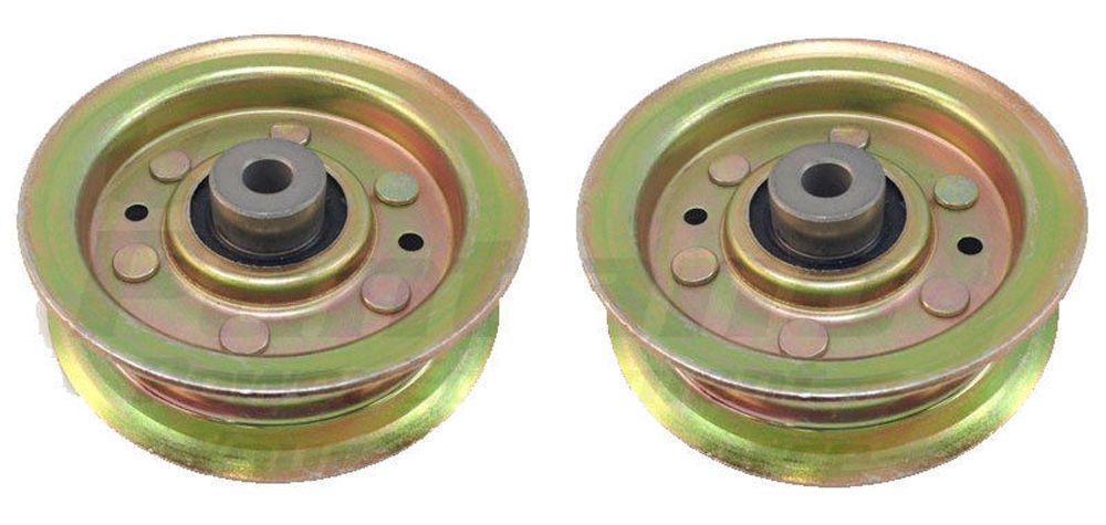2 Pack AYP Sears Poulan Flat Idler Pulley 173438 131494 Husqvarna 532173438 ;#by:lees24