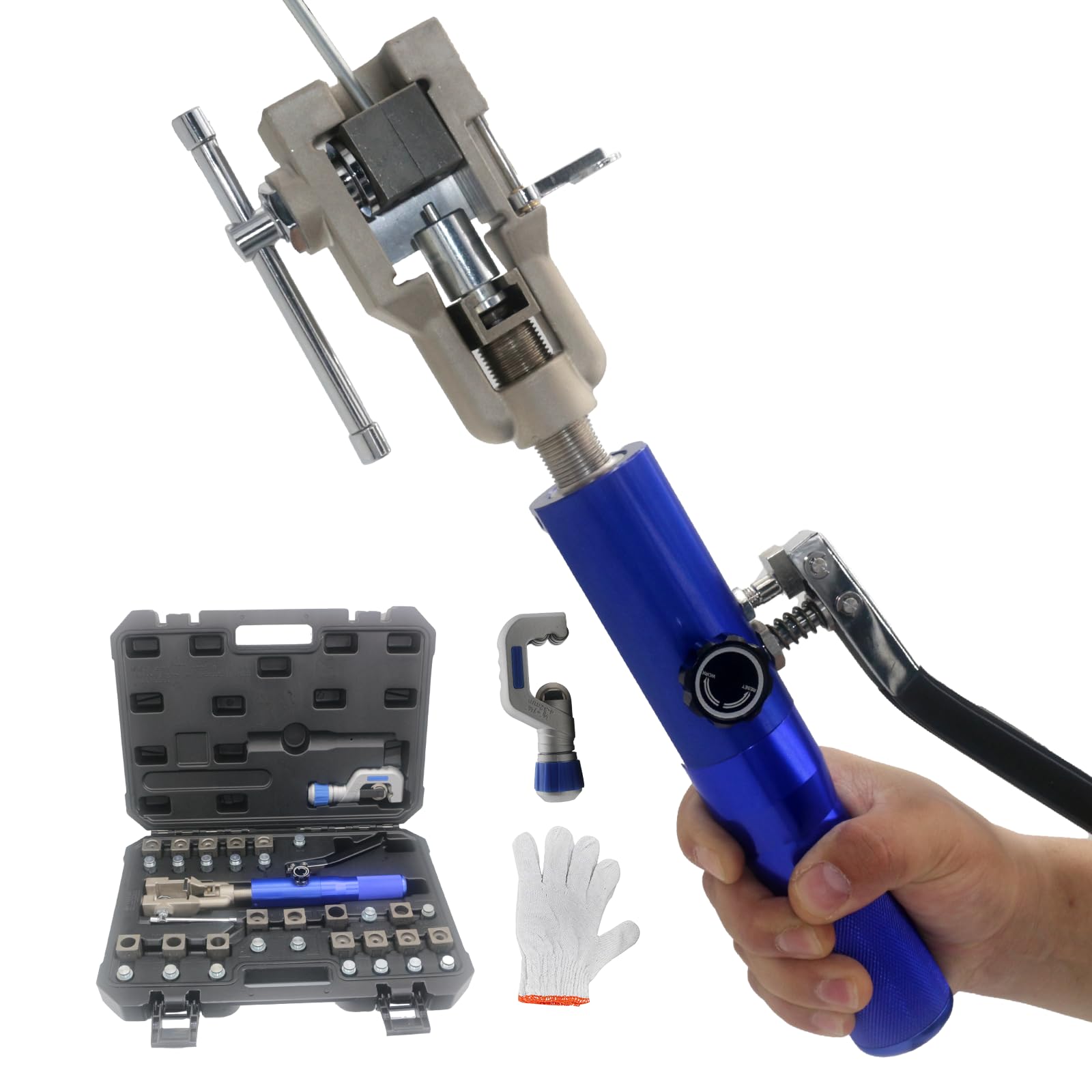 PRC Universal Hydraulic Flaring Tool Set with Tube Cutter (Includes 3/8