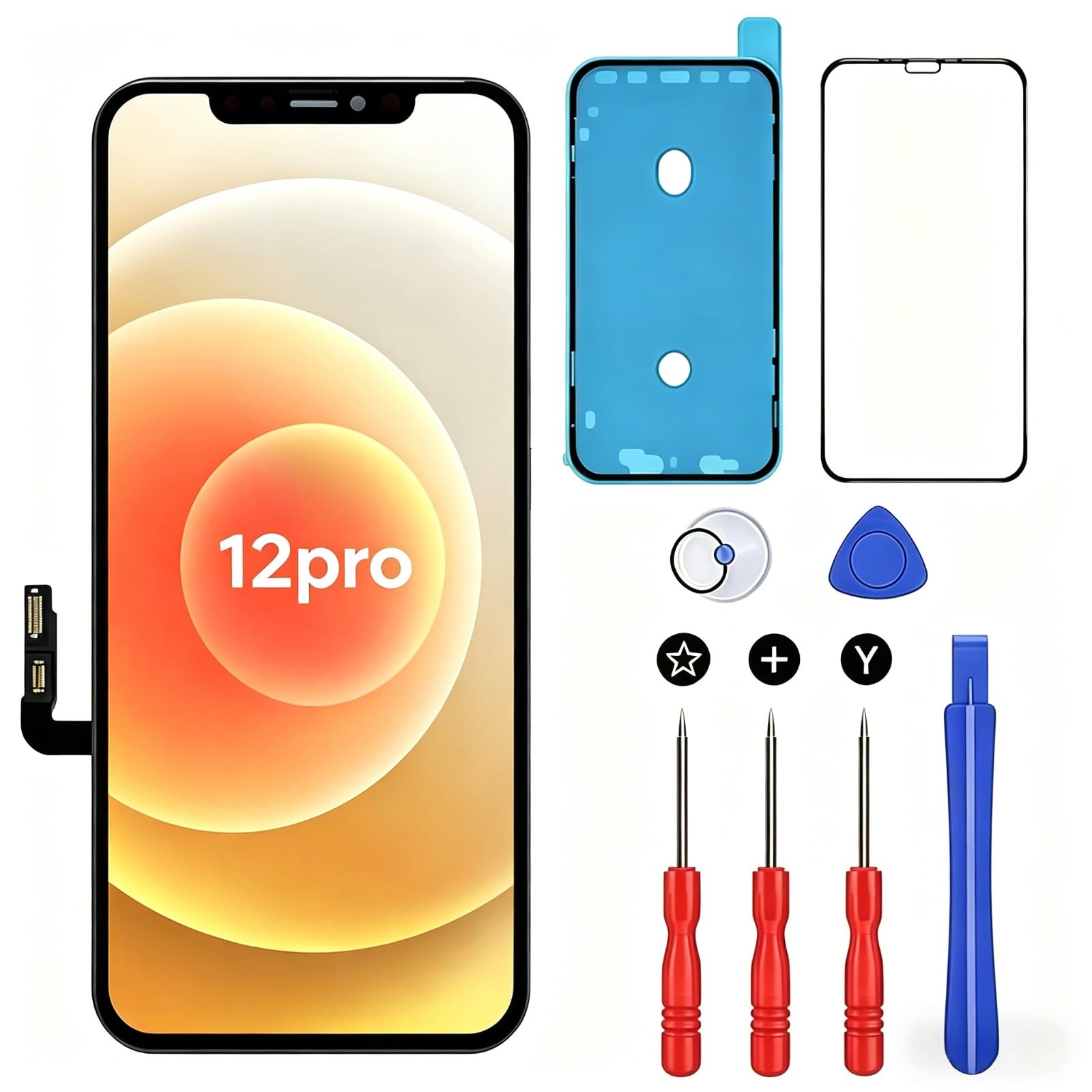 Kit de repuesto de pantalla para iPhone 12 Pro de 6.1 pulgadas