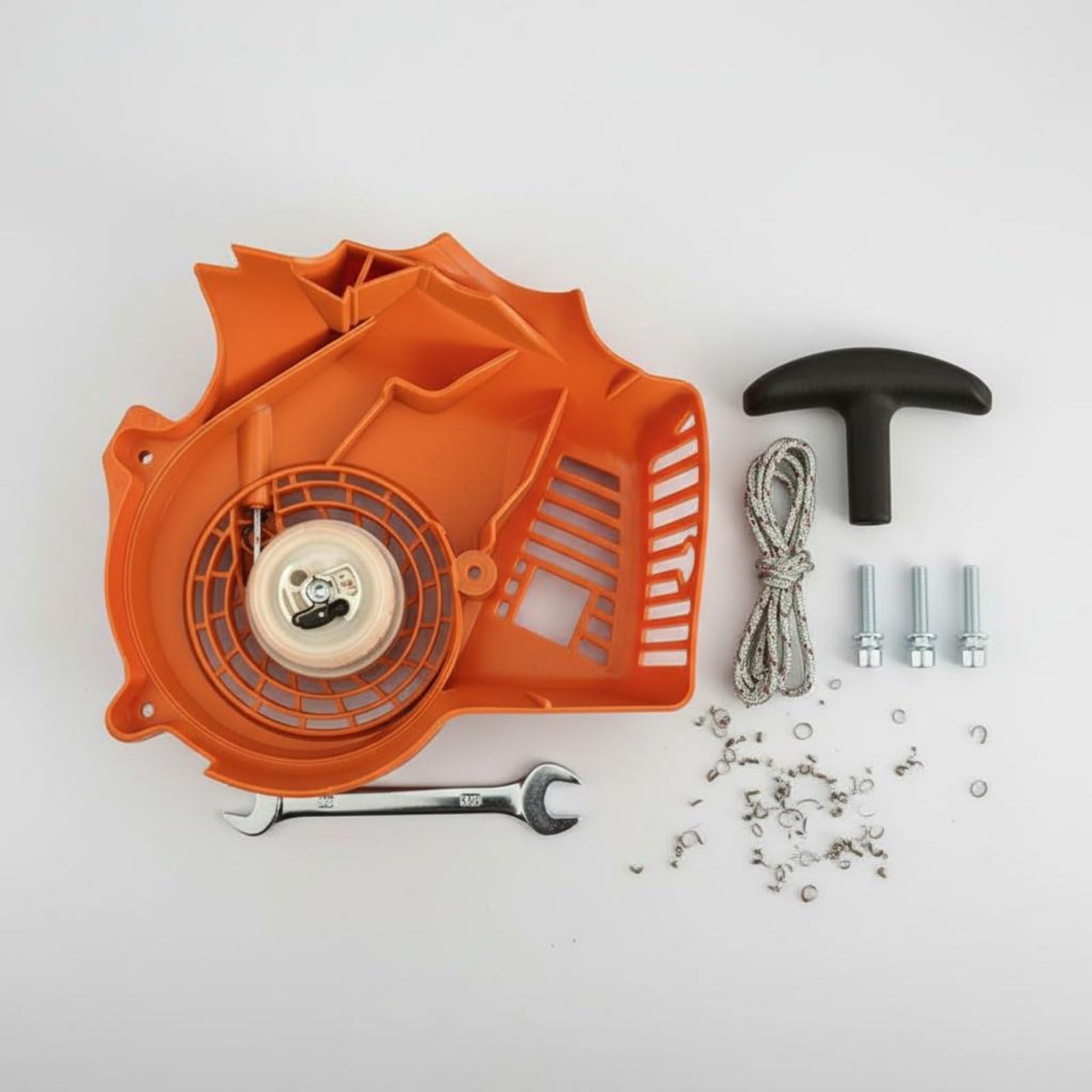 Blower Starter Recambio para Soplador Mecanismo de Arranque Agarre Ergonómico Componente Adecuado para Talleres de Reparación Mantenimiento Domiciliario Jardinería Exterior Bricolaje