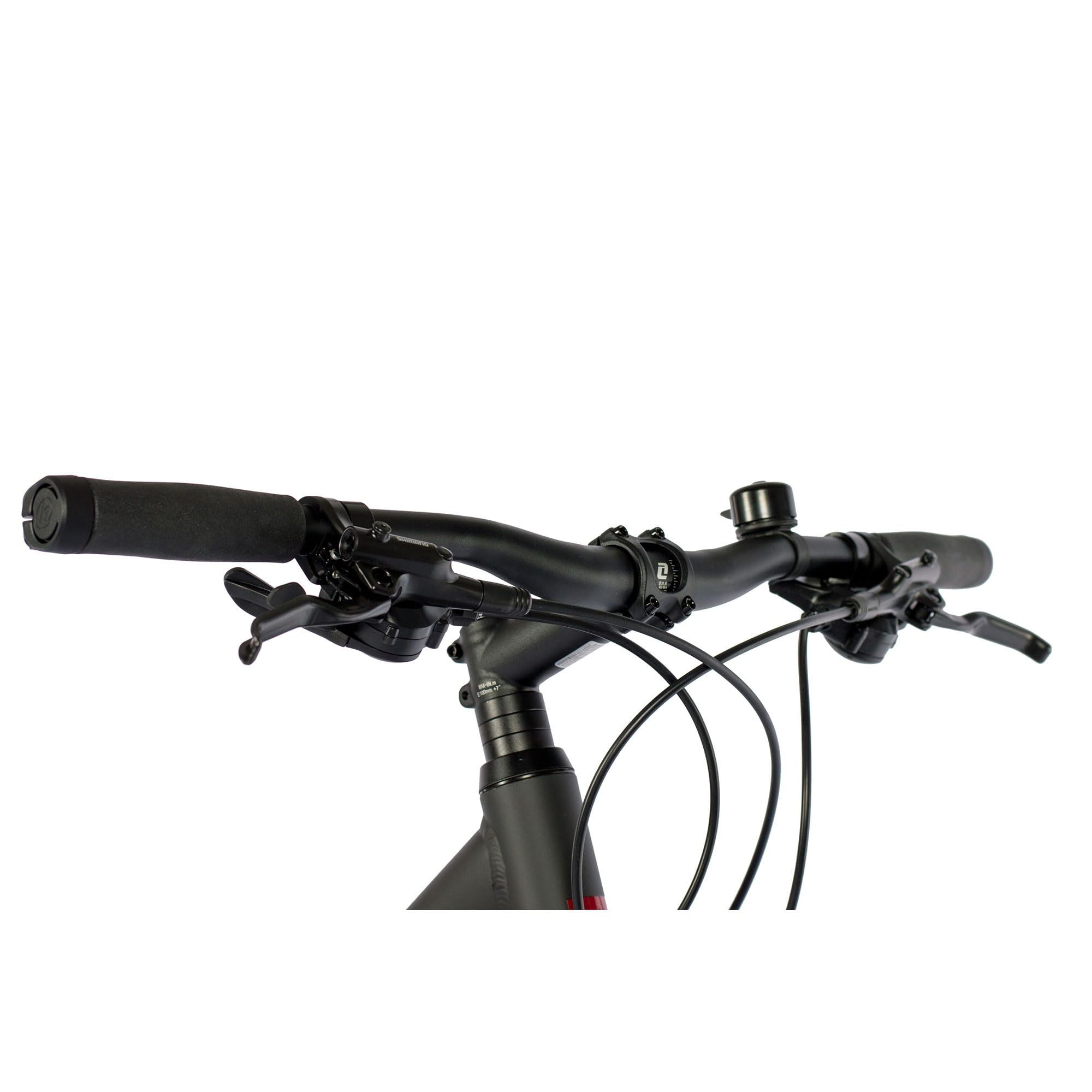 Airtracks Damen Trekking Fahrrad 28 Zoll Shimano 24 Gang ALIVIO RD-M3100 Schwarz Matt Rahmenhöhen 48cm 52cm