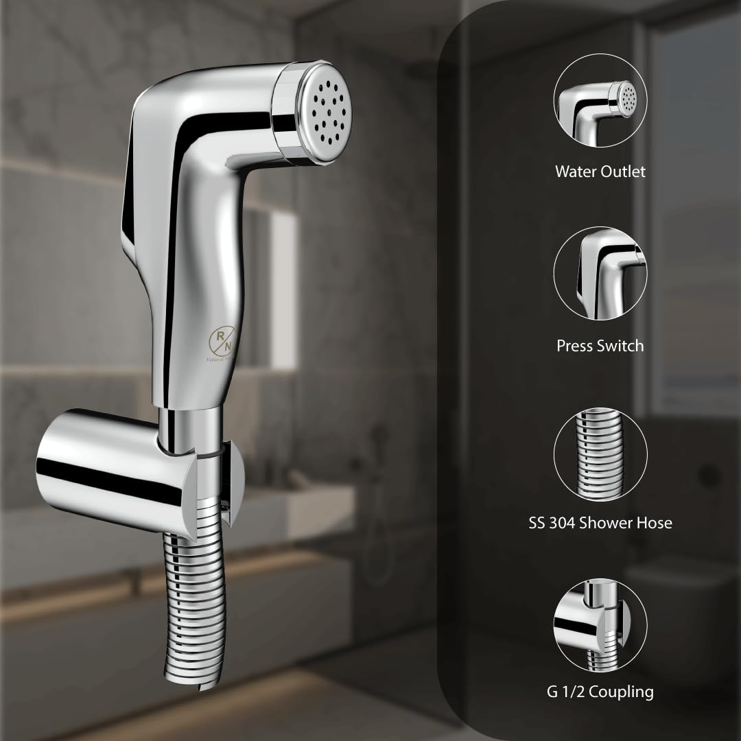 RN Health Faucet Set (With 1.3Mtr. Tube) (Blister Packing)